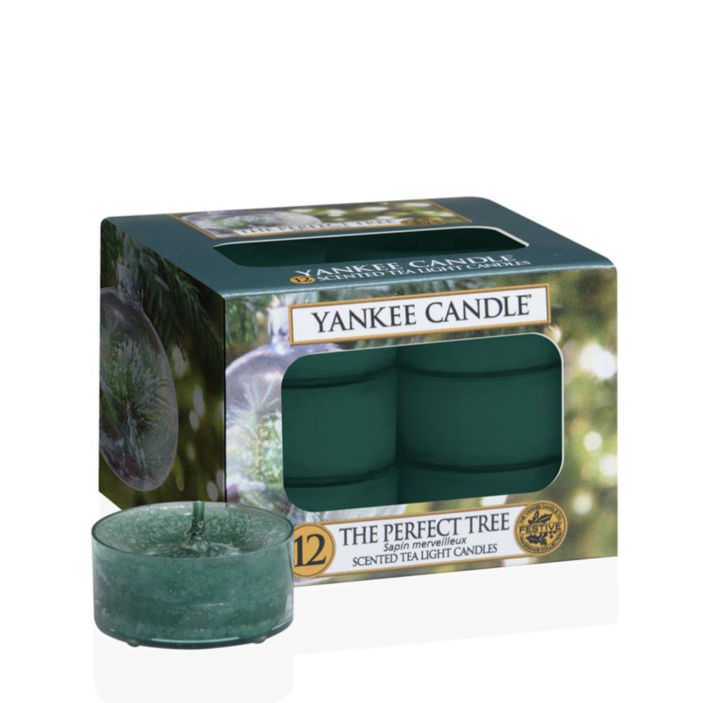 Yankee Candle The Perfect Tree Tea Lights (Pack of 12) £5.59